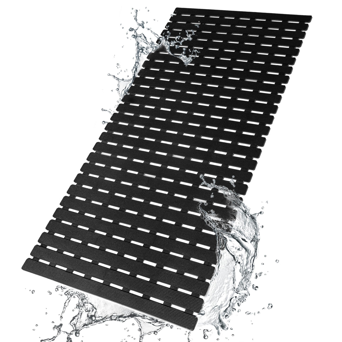 bemiso shower mat with suction cups for secure tub footing.