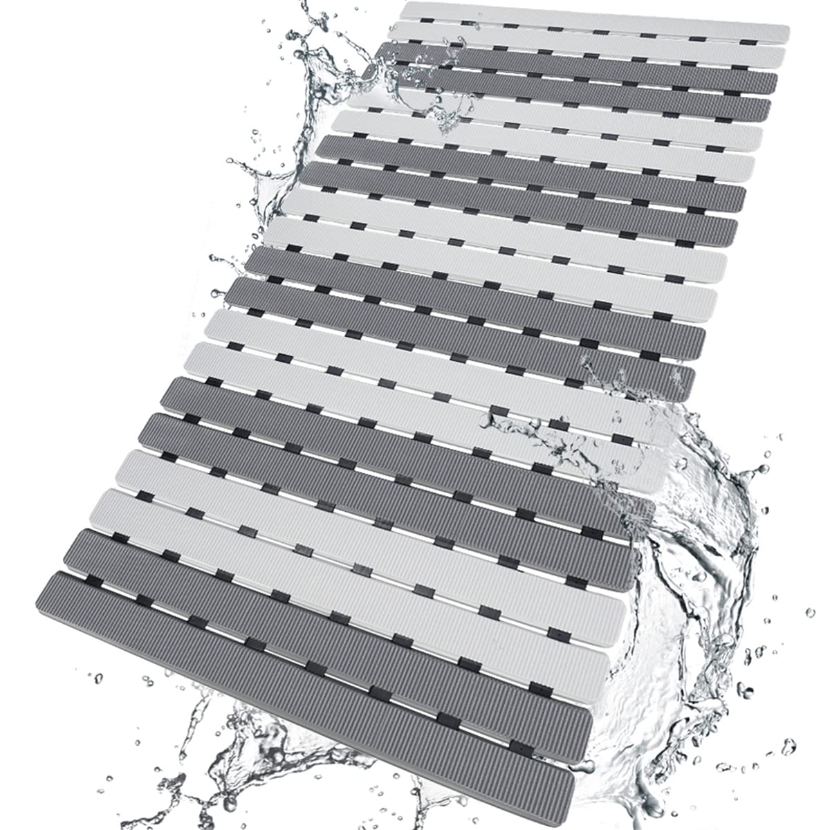 Bemiso shower mat non-slip for secure footing in wet areas.