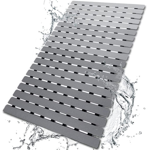 Bemiso shower mat with suction cups for secure grip in wet showers.