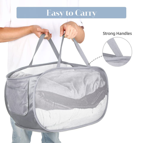 Bemkoo large opening for easy loading and quick access to clothes
