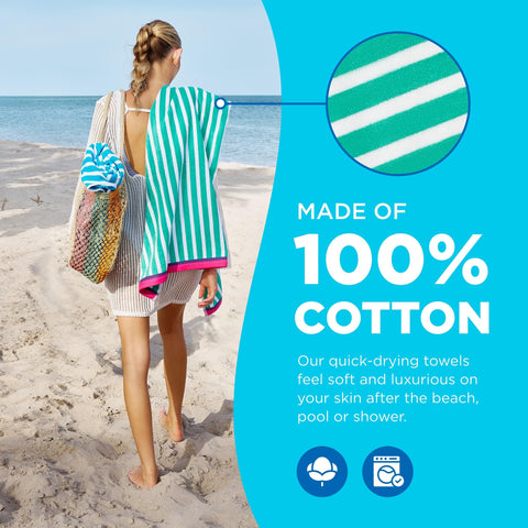 BEN KAUFMAN Soft Plush 100% Cotton Towel, gentle on the skin