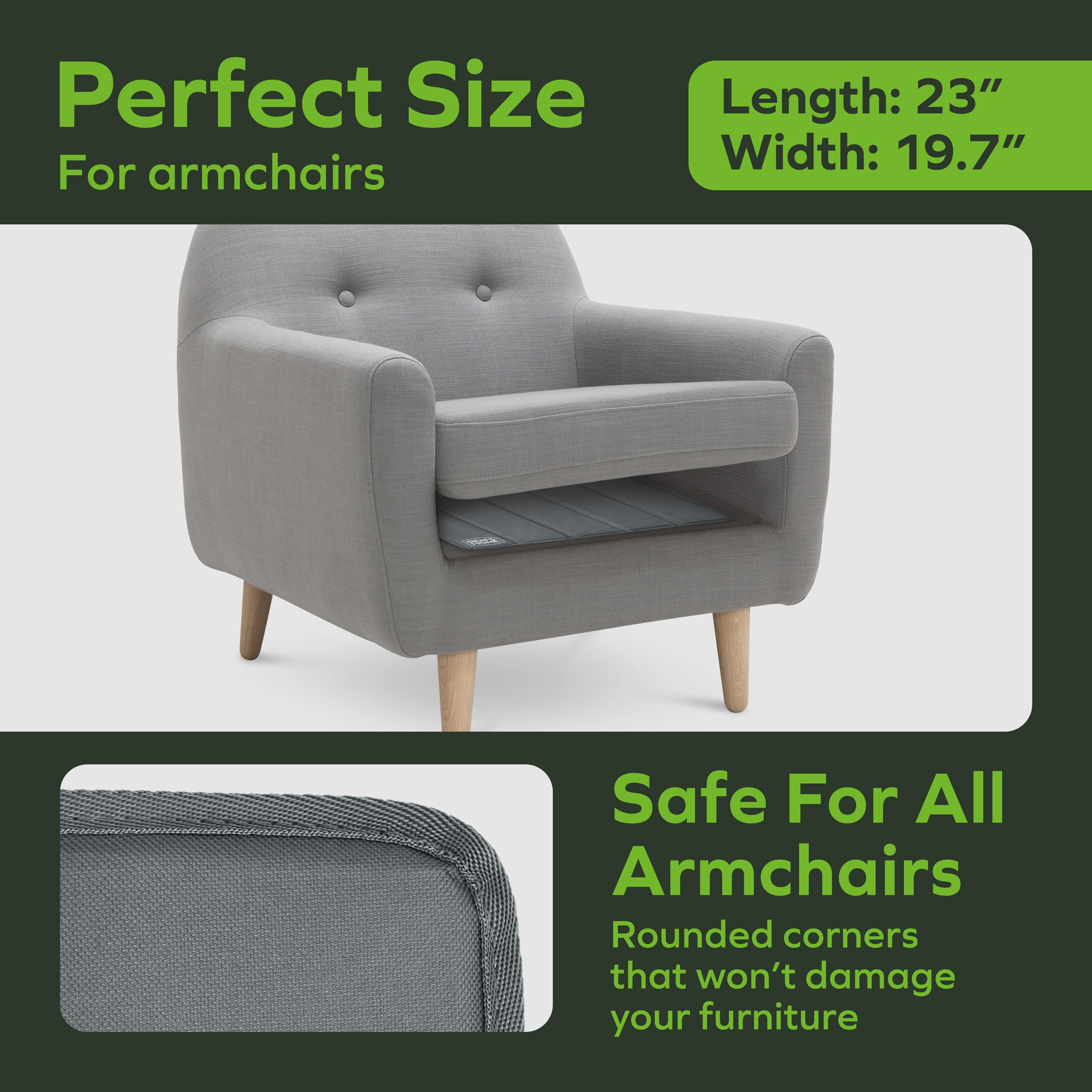 BEN'SHOME easy tool-free installation slips under cushion in minutes