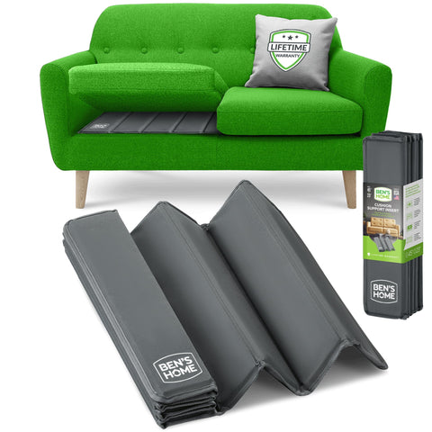 BEN'SHOME heavy-duty loveseat board shown under cushions for quick sagging support