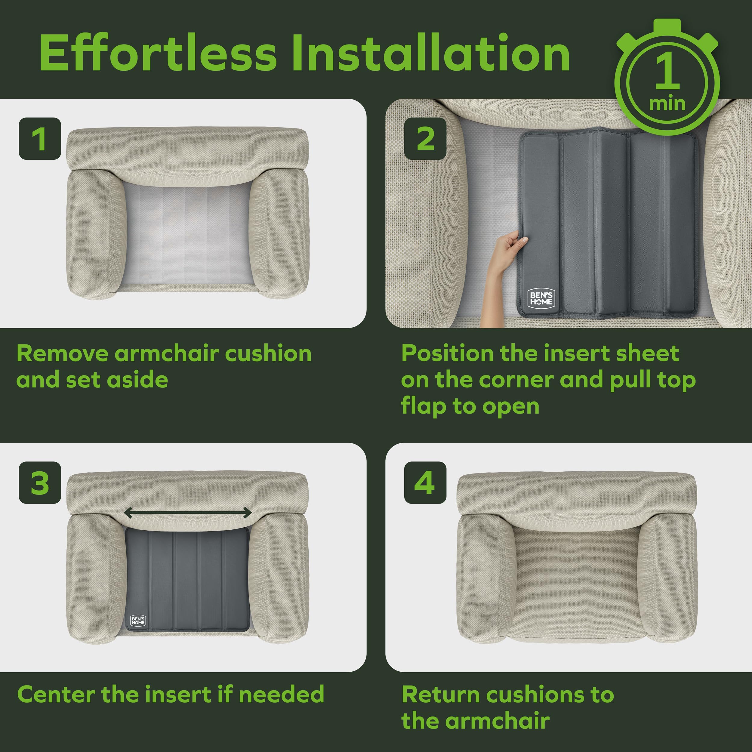 BEN'SHOME hidden secure-fit design keeps the board discreet and stable