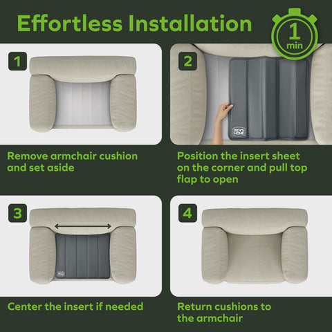 BEN'SHOME hidden secure-fit design keeps the board discreet and stable