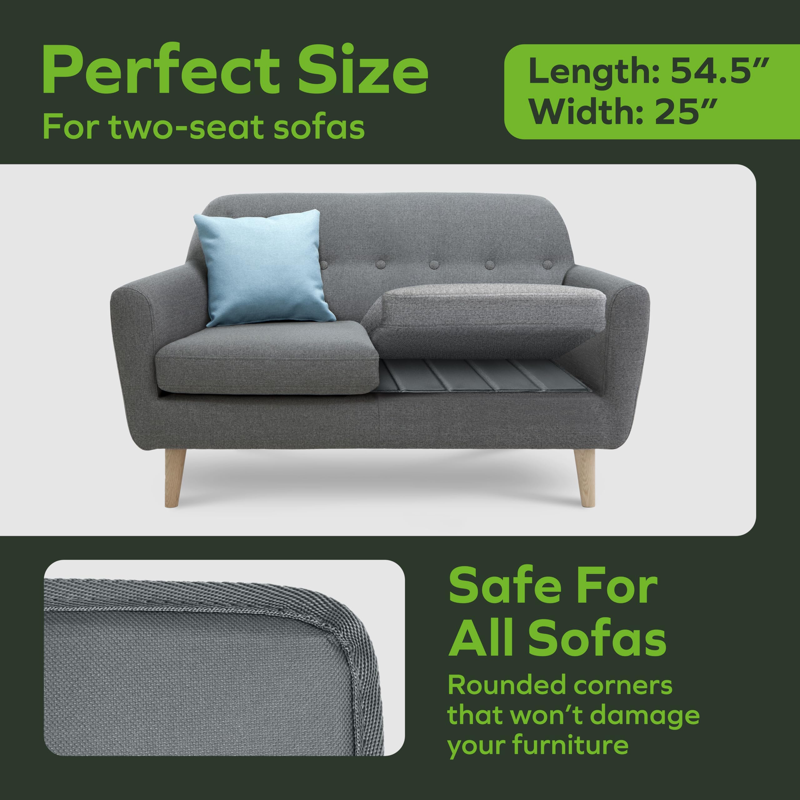 BEN'SHOME in-use shot with a person seated on a loveseat with board
