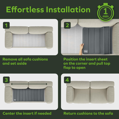 BEN'SHOME rounded edges protect fabric and leather surfaces.