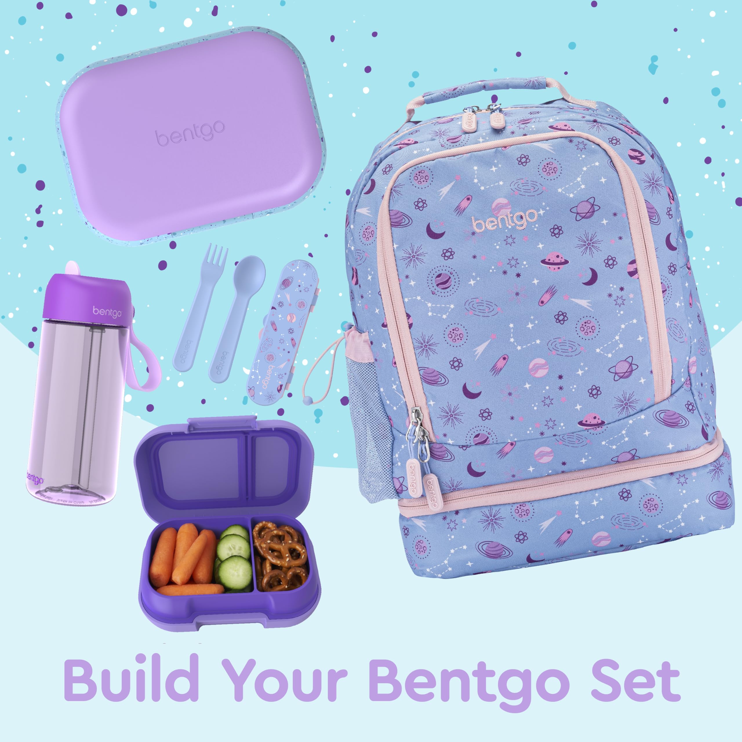 Bentgo Chill ideal size for ages 3 to 7 for growing appetites.