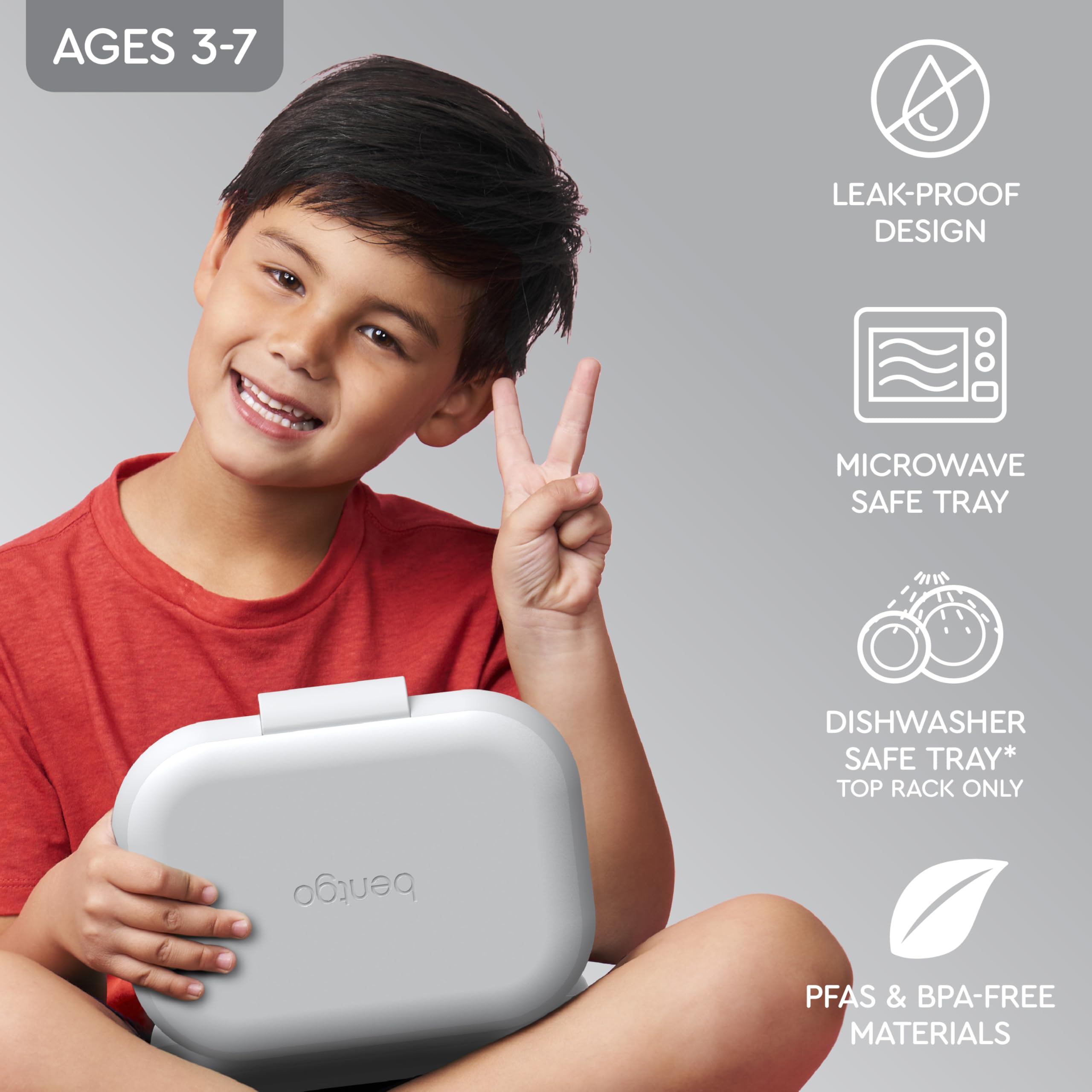 Bentgo Chill Kids 3.3-cup capacity supports kid-sized portions.
