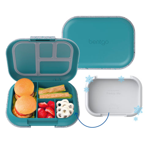Bentgo Chill Kids built-in ice pack keeps lunches cold for hours.