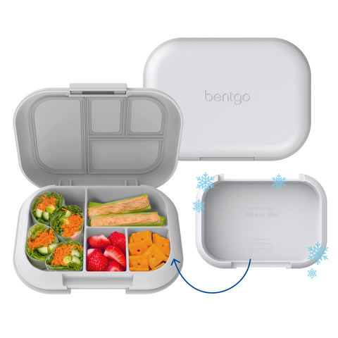 Bentgo Chill Kids built-in ice pack keeps meals cool during school.