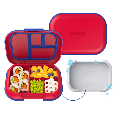 Bentgo Chill Kids built-in ice pack keeps meals cool for hours.
