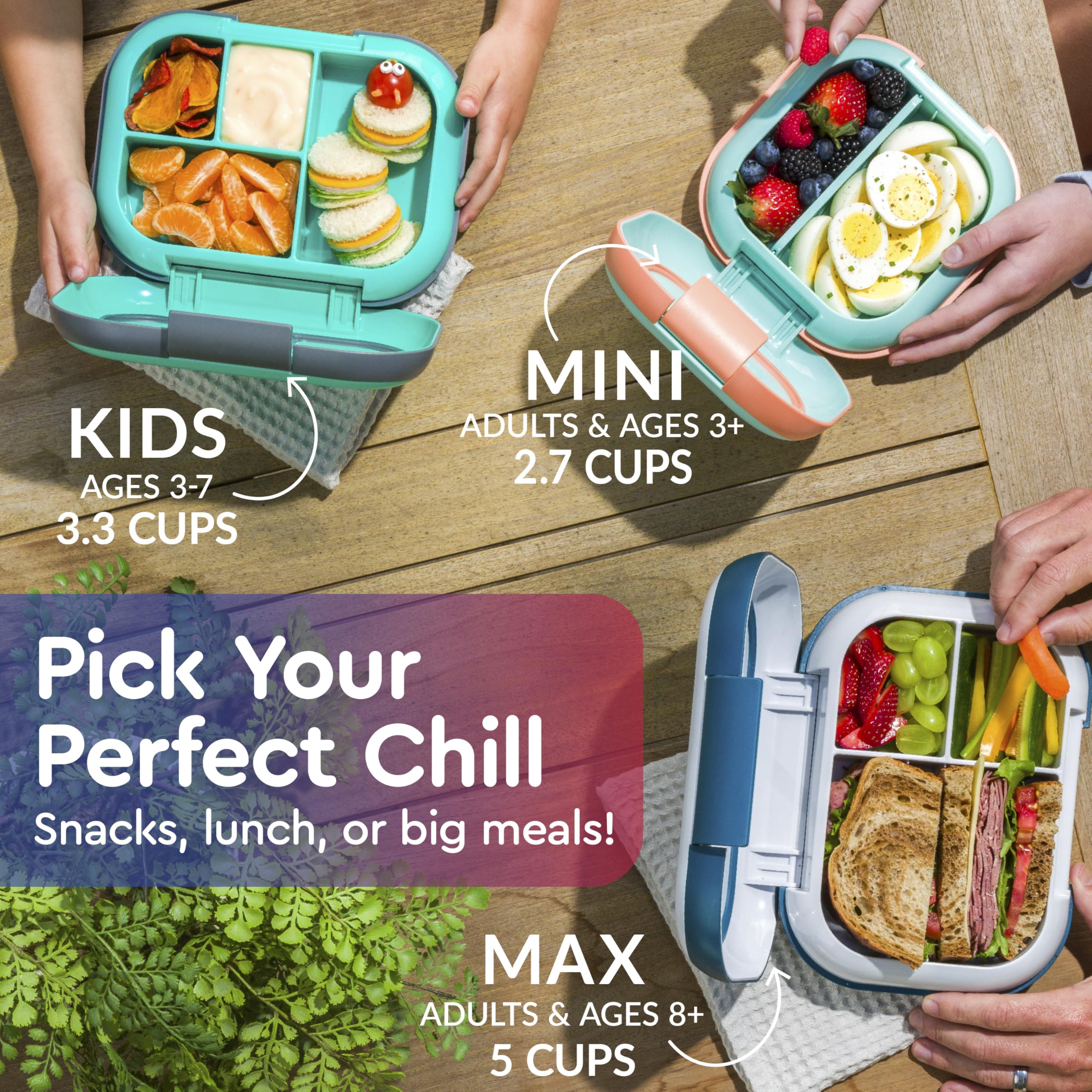 Bentgo Chill Kids dishwasher-safe tray for easy cleanup.