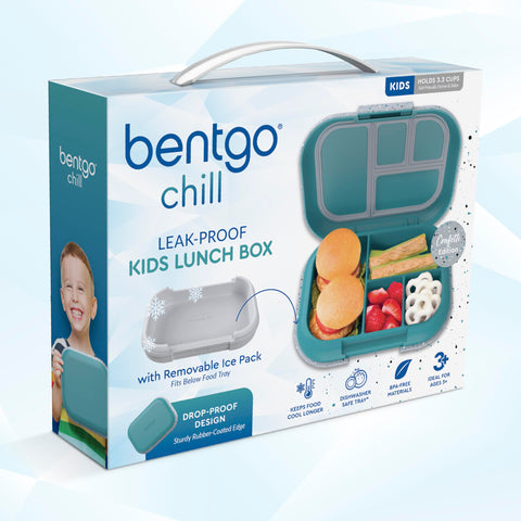 Bentgo Chill Kids durable rubber outer shell resists drops.