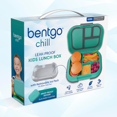 Bentgo Chill Kids green navy colorway for playful lunch styling