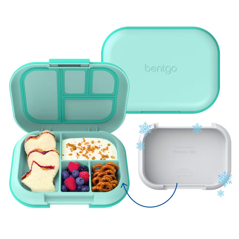 Bentgo Chill built-in ice pack keeps kids' lunch cool and fresh.