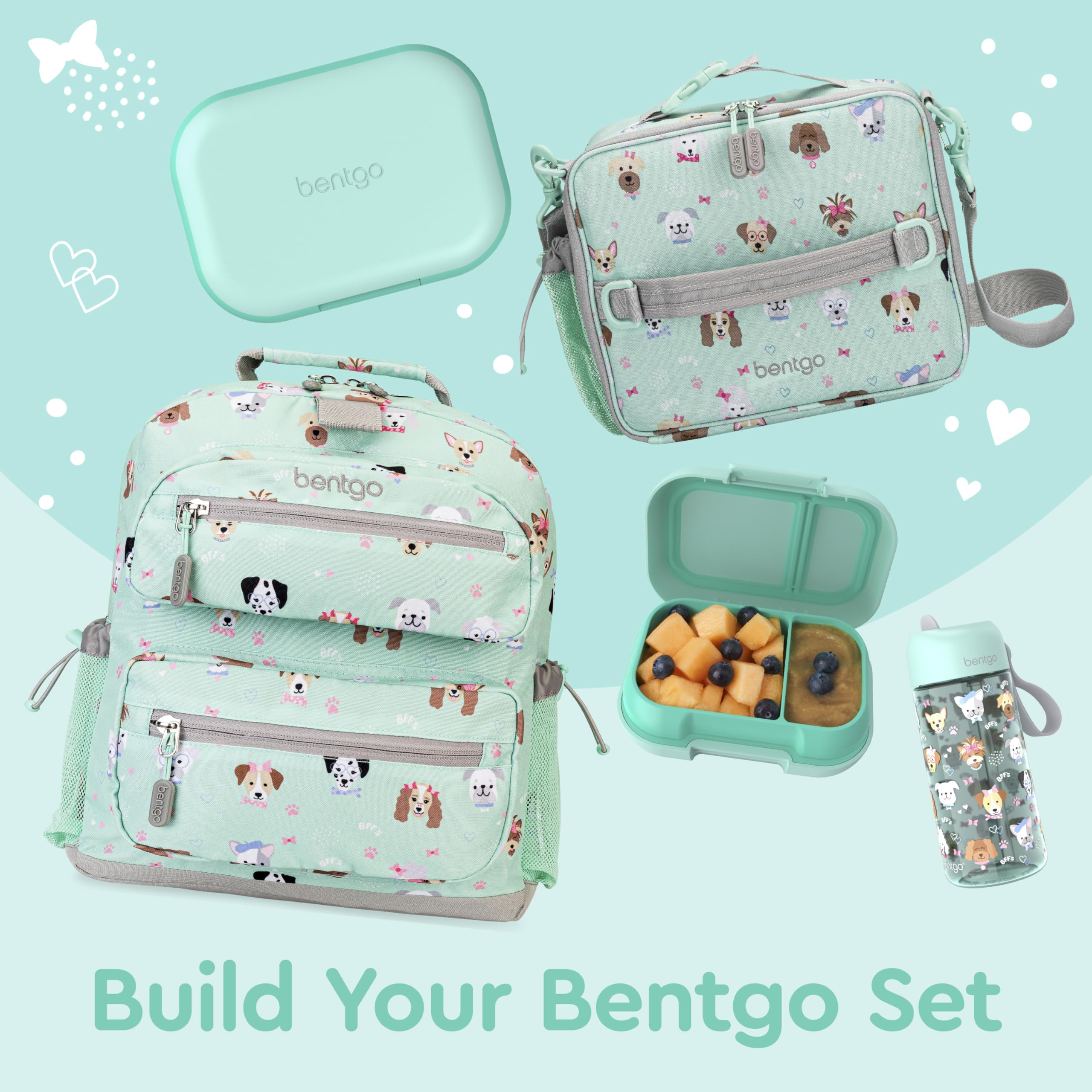 Compact Bentgo Chill fits backpacks for school or daycare.