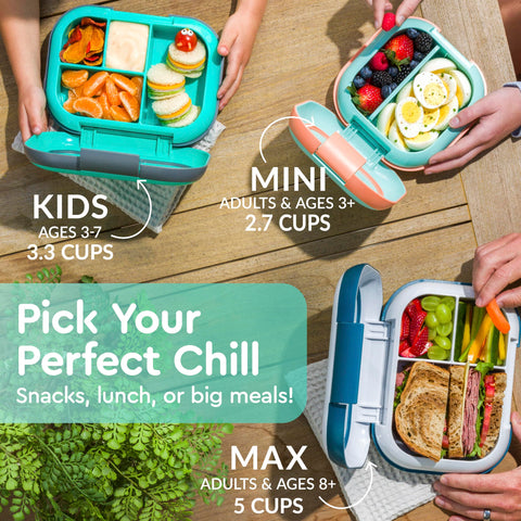 Bentgo Chill PFAS- and BPA-free construction for safer lunches.