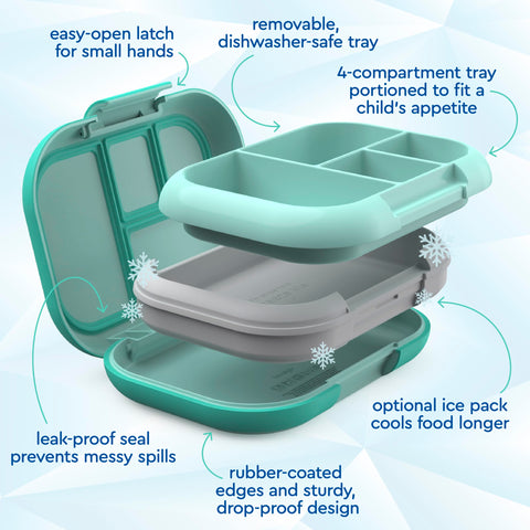 Bentgo Chill top-rack dishwasher-safe outer shell for easy cleaning.