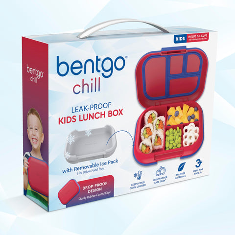 Bentgo Chill Kids compact size suitable for ages 3 to 7.