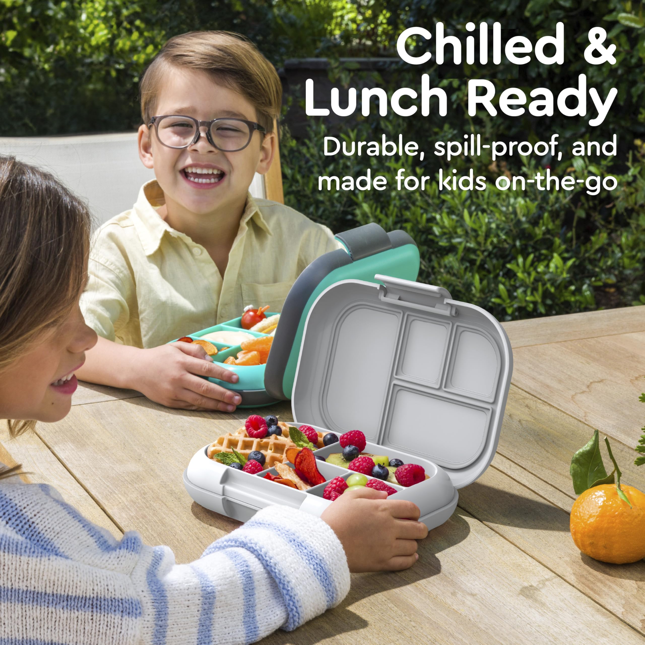 Bentgo Chill Kids PFAS-free materials for safe, everyday lunches.