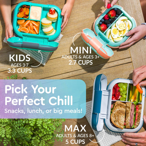 Bentgo Chill top-rack dishwasher-safe parts for easy cleaning.