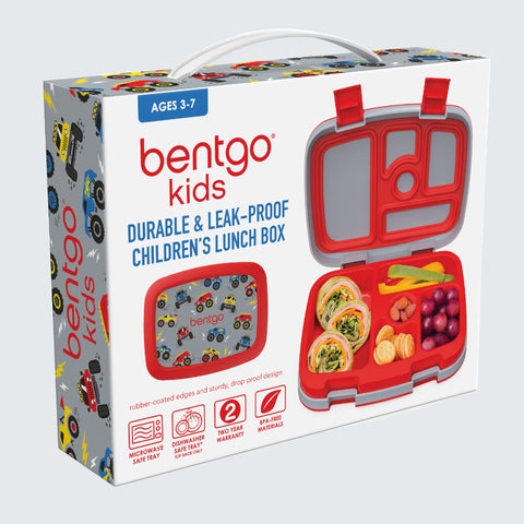 Bentgo Kids trucks print adds fun to everyday school meals.