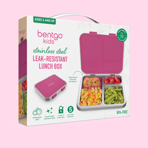 Bentgo Kids ideal for ages 3+ with kid-friendly finish and handle