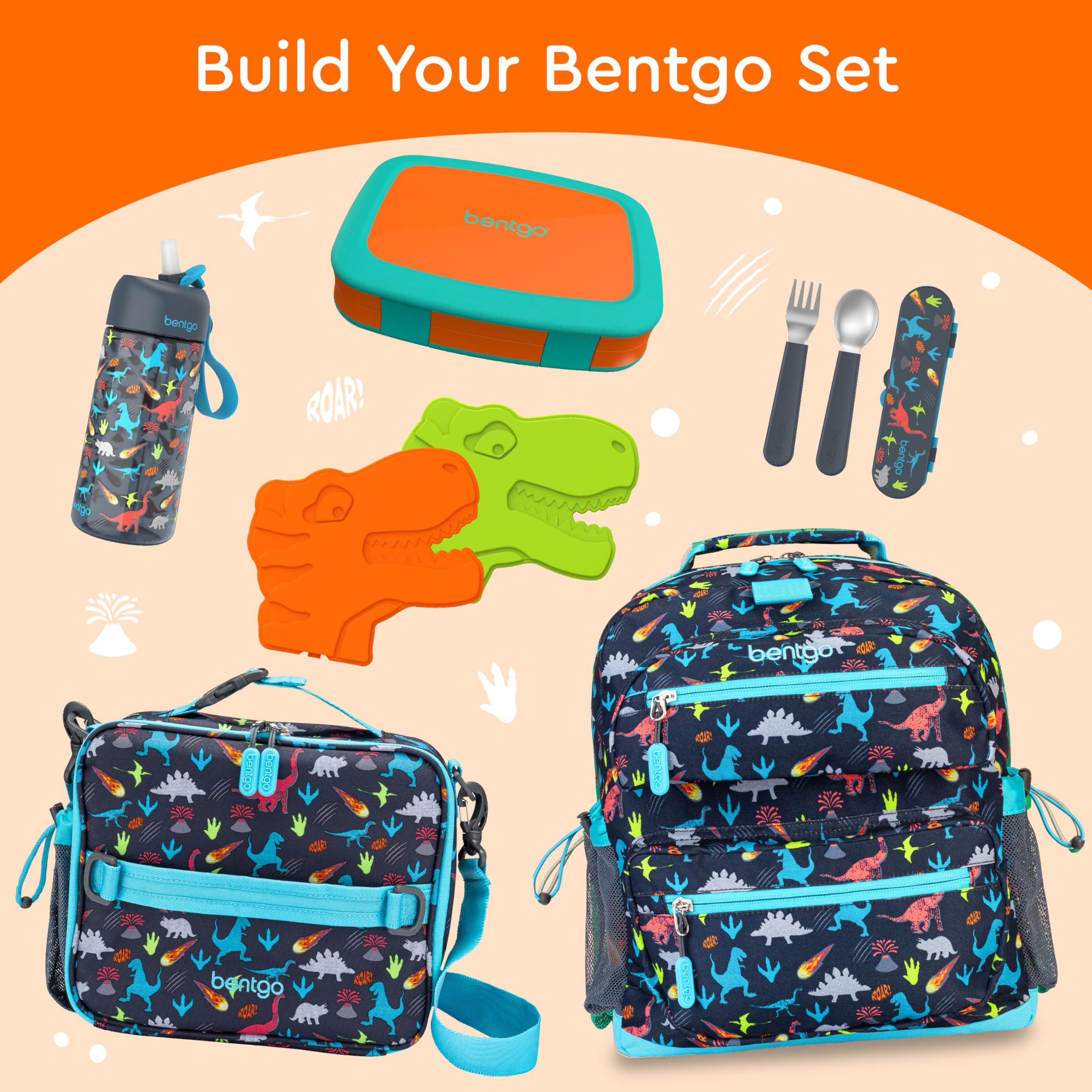 Bentgo Kids orange BPA-free materials supporting safe daily use