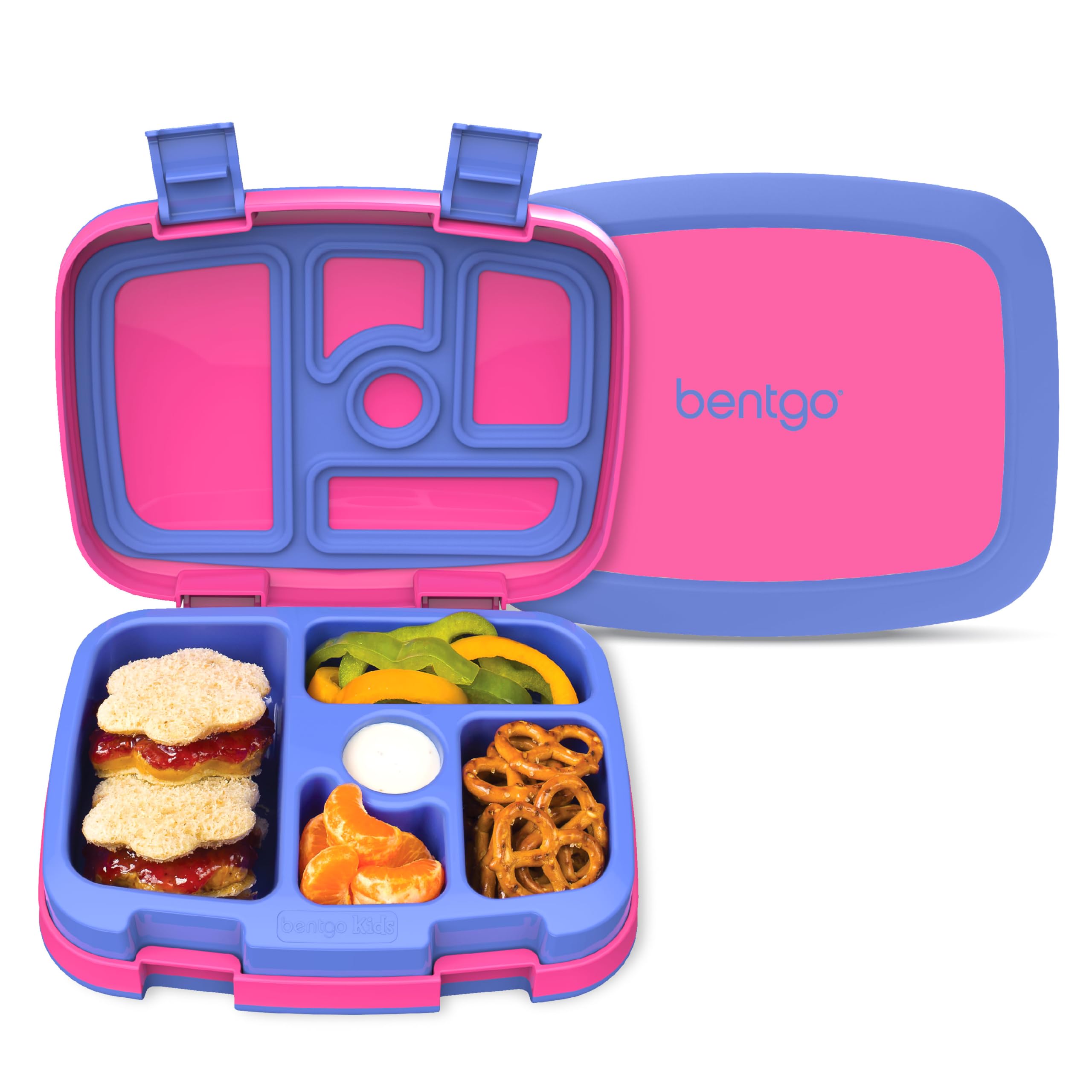Bentgo Kids 5-compartment bento lunchbox with portioned sections for school lunches.