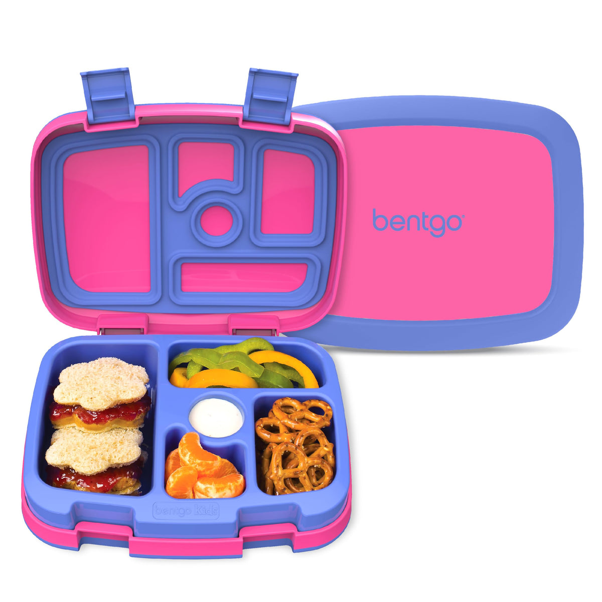 Bentgo Kids 5-compartment bento lunchbox with portioned sections for school lunches.