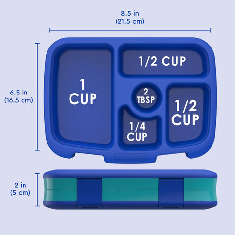 Bentgo Kids Sharks BPA-free and PFAS-free materials for safe daily use