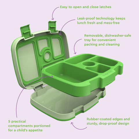 Bentgo Kids shell is dishwasher-safe for easy cleaning