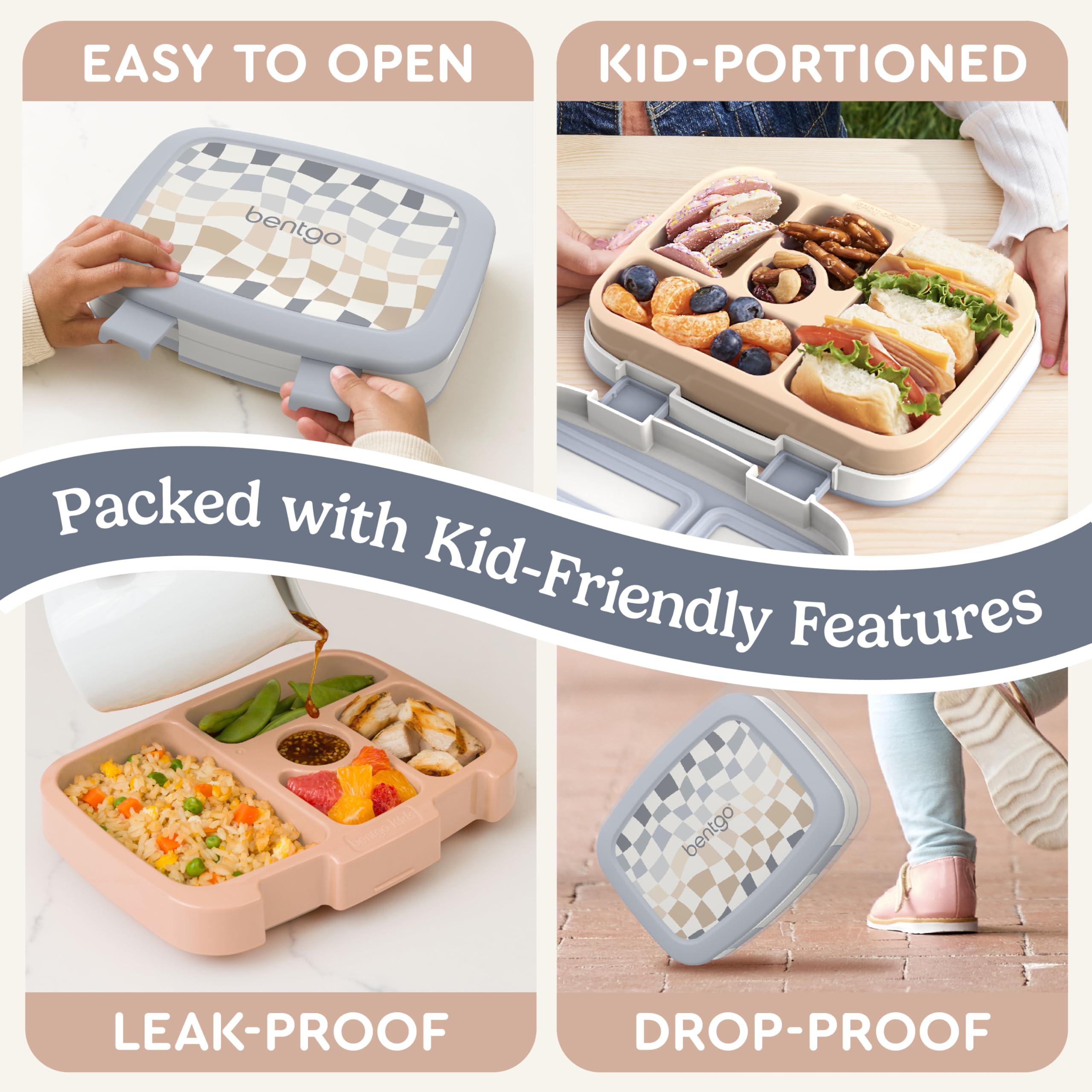 Bentgo Kids drop-proof rubber-edged lunchbox endures busy days