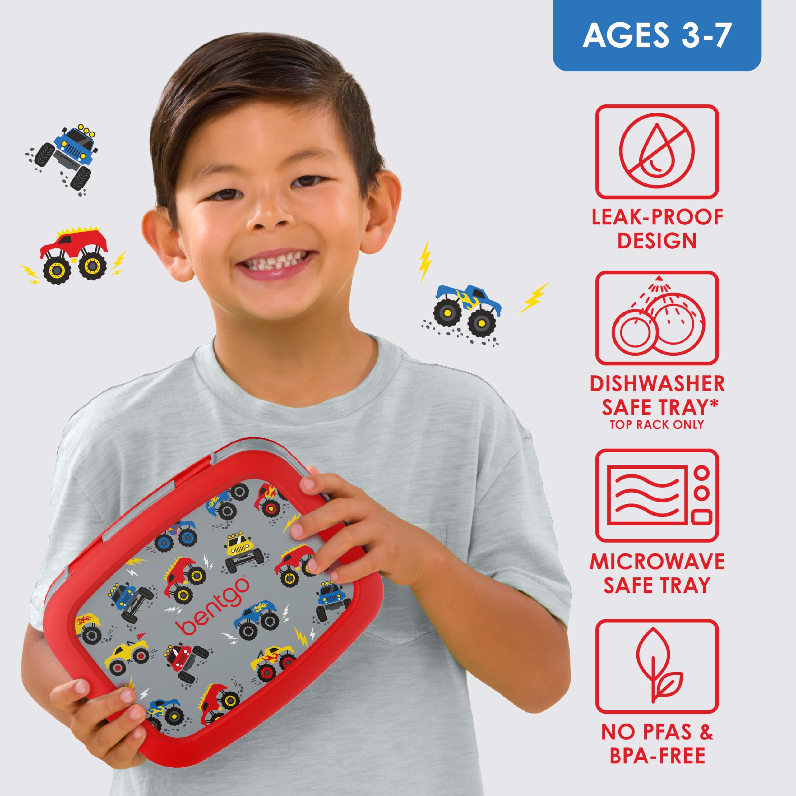 Bentgo Kids durable drop-proof design resists daily bumps and drops.