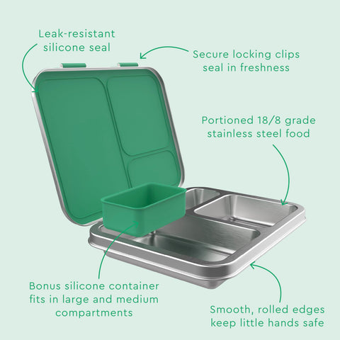 Bentgo Kids durable stainless steel construction for daily school use