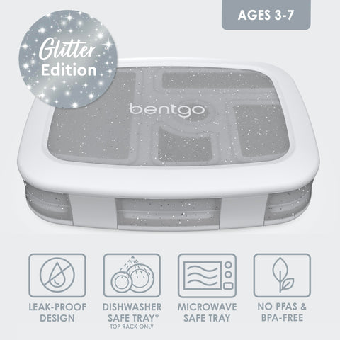 Bentgo Kids leak-proof lid preventing spills during transport.