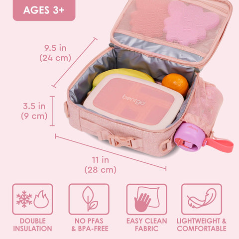 Bentgo Kids lunch bag adjustable strap for hands-free carry