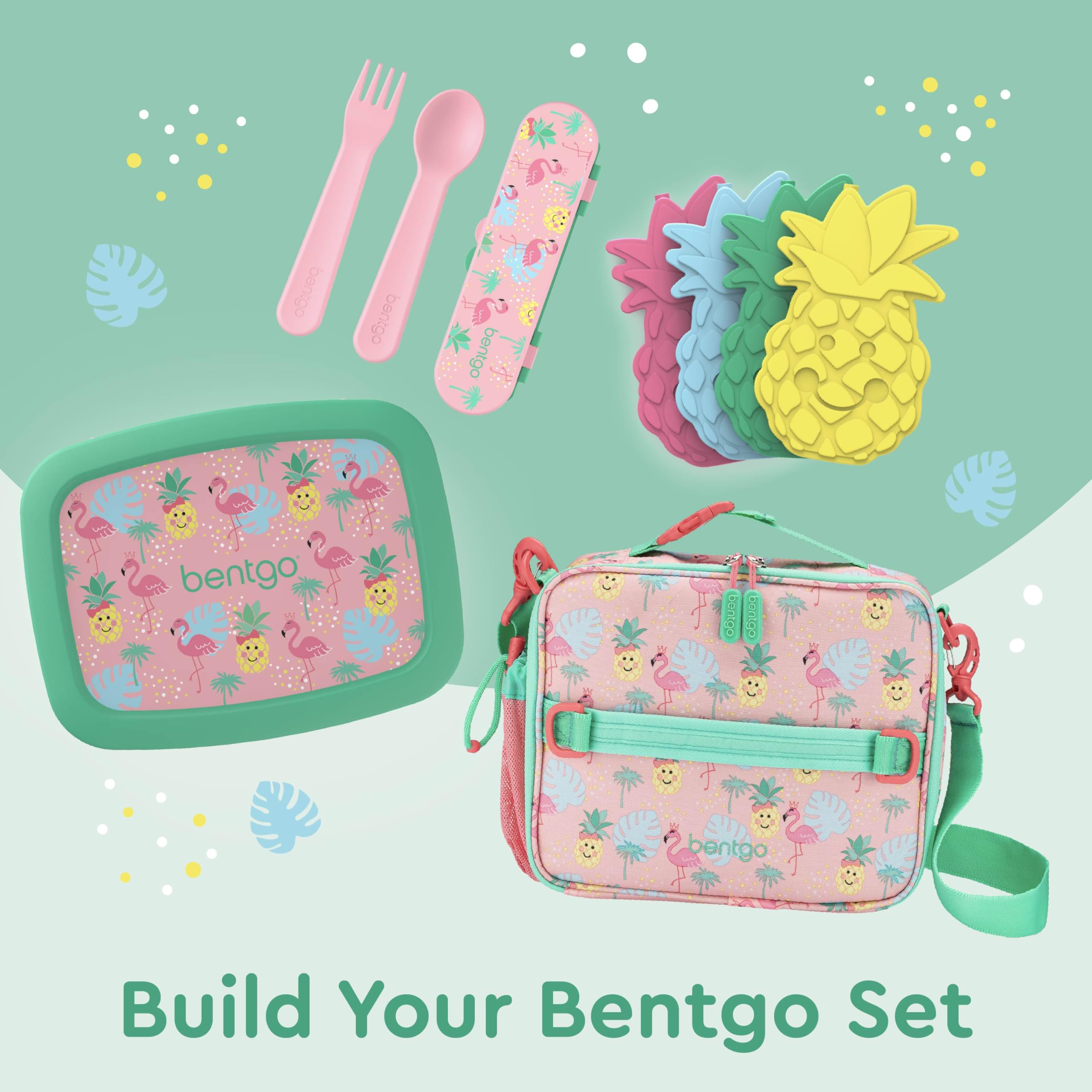 Bentgo Kids Lunch Bag built-in backpack attachment for easy integration