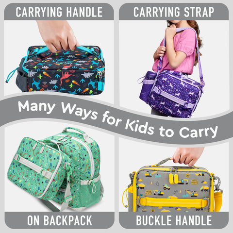 Bentgo Kids Lunch Bag durable water-resistant fabric.