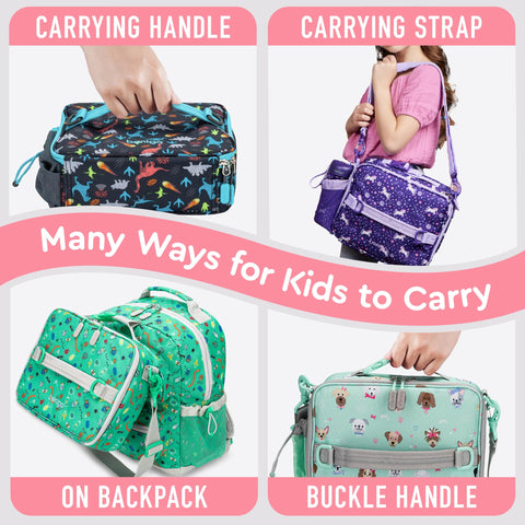 Bentgo Kids Lunch Bag zippers designed for little hands