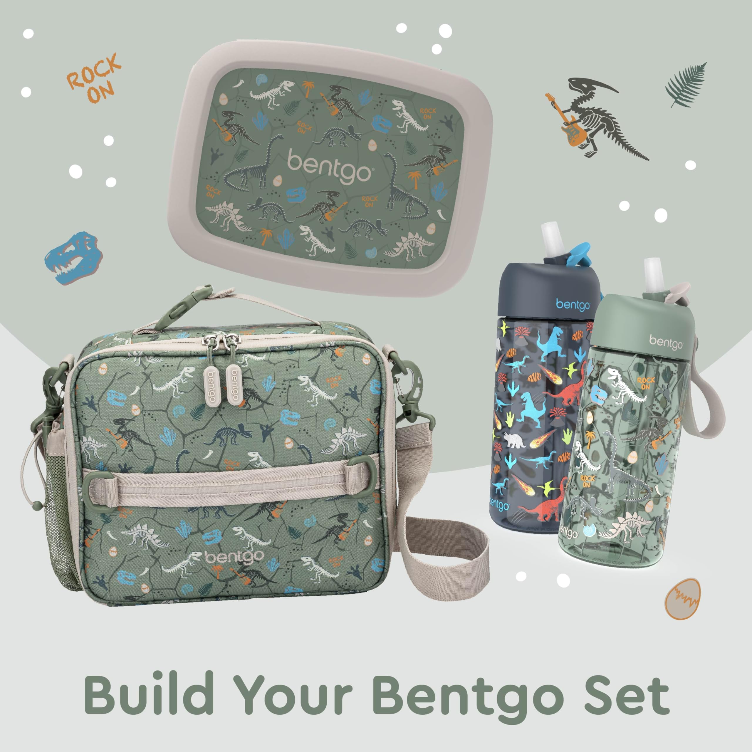 Bentgo Kids lunch bag external pocket for utensils and bottle