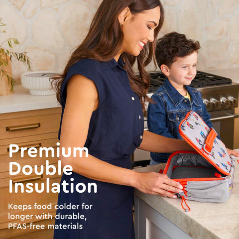 Bentgo Kids Lunch Bag double insulation keeps meals fresh on the go