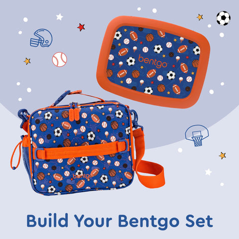 Bentgo Kids lunch bag easy to clean interior and pockets for utensils.