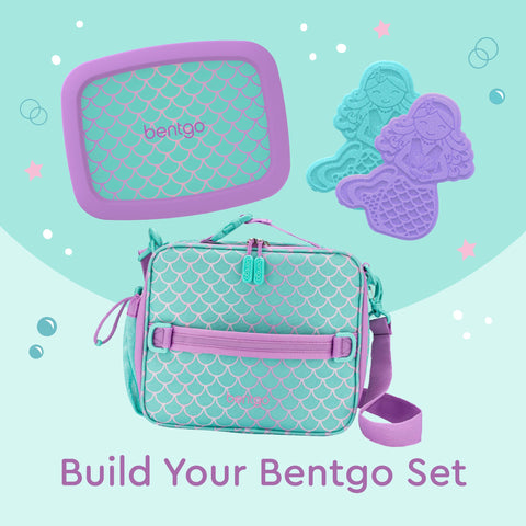 Bentgo Kids Mermaid adjustable shoulder strap for versatile carrying