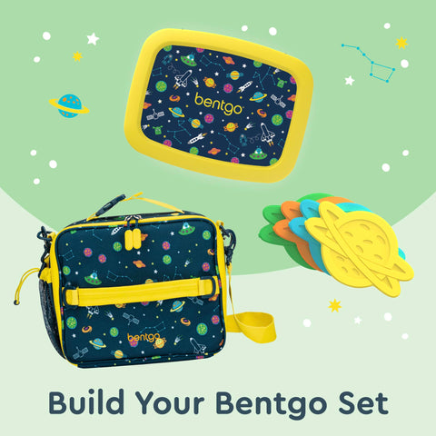 Bentgo Kids Lunch Bag water-resistant fabric resists spills and moisture.