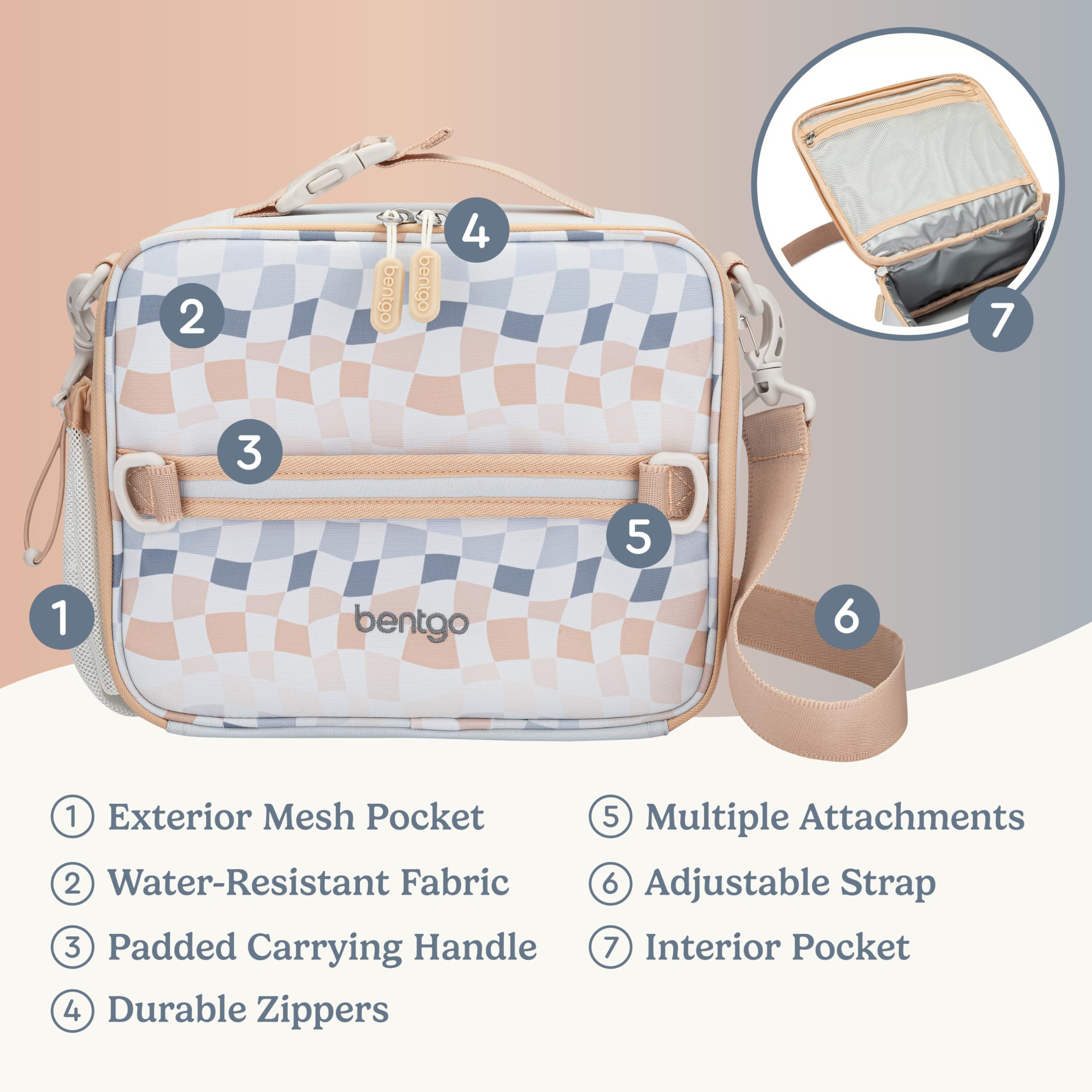 Bentgo YYK zippers are easy for kids to open and close.