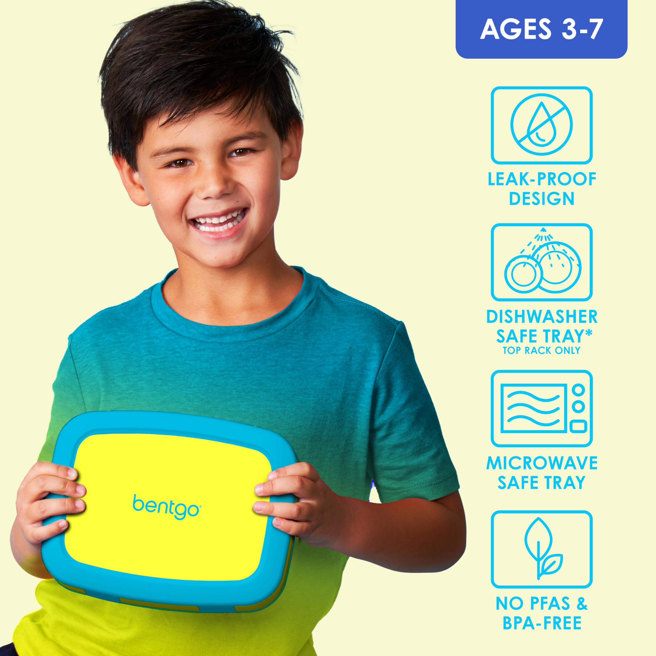 Bentgo Kids drop-proof design protects lunches on busy days.