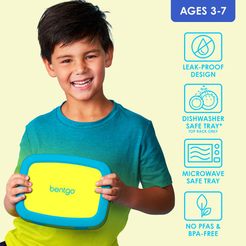 Bentgo Kids drop-proof design protects lunches on busy days.