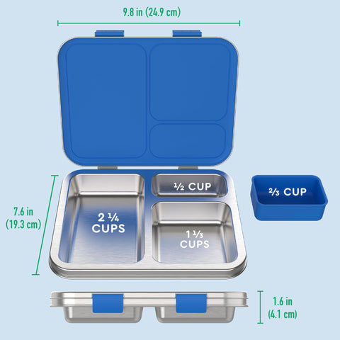 Bentgo Kids bonus silicone container shown beside lunchbox